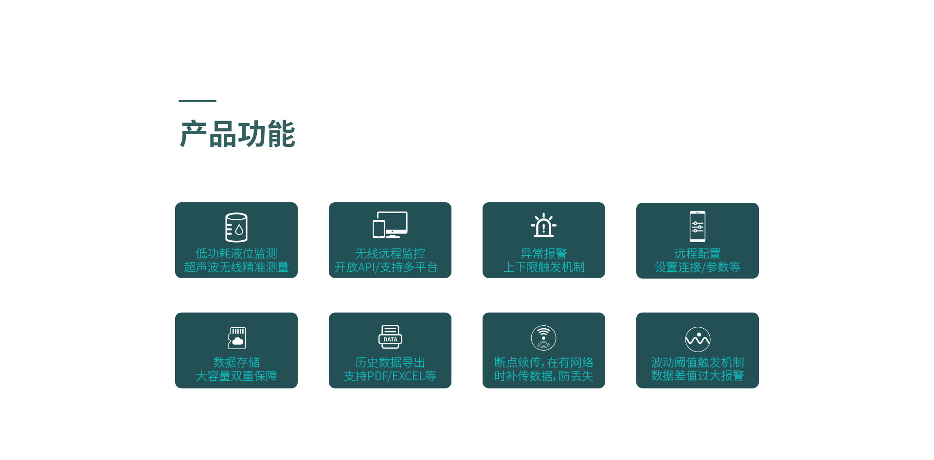 無線超聲波液位表